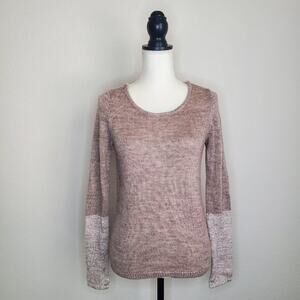 The Limited Cream Crewneck Sweater Small